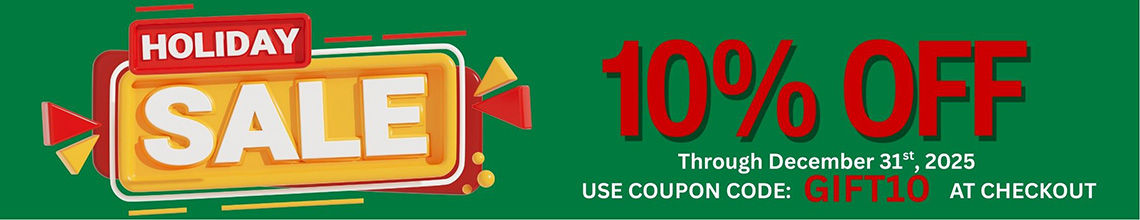 Holiday Promo 10 Percent Off