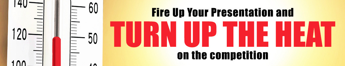 Fire up your presentation and Turn up the Heat on the competition with the help of your Custom Presentation Folders 
