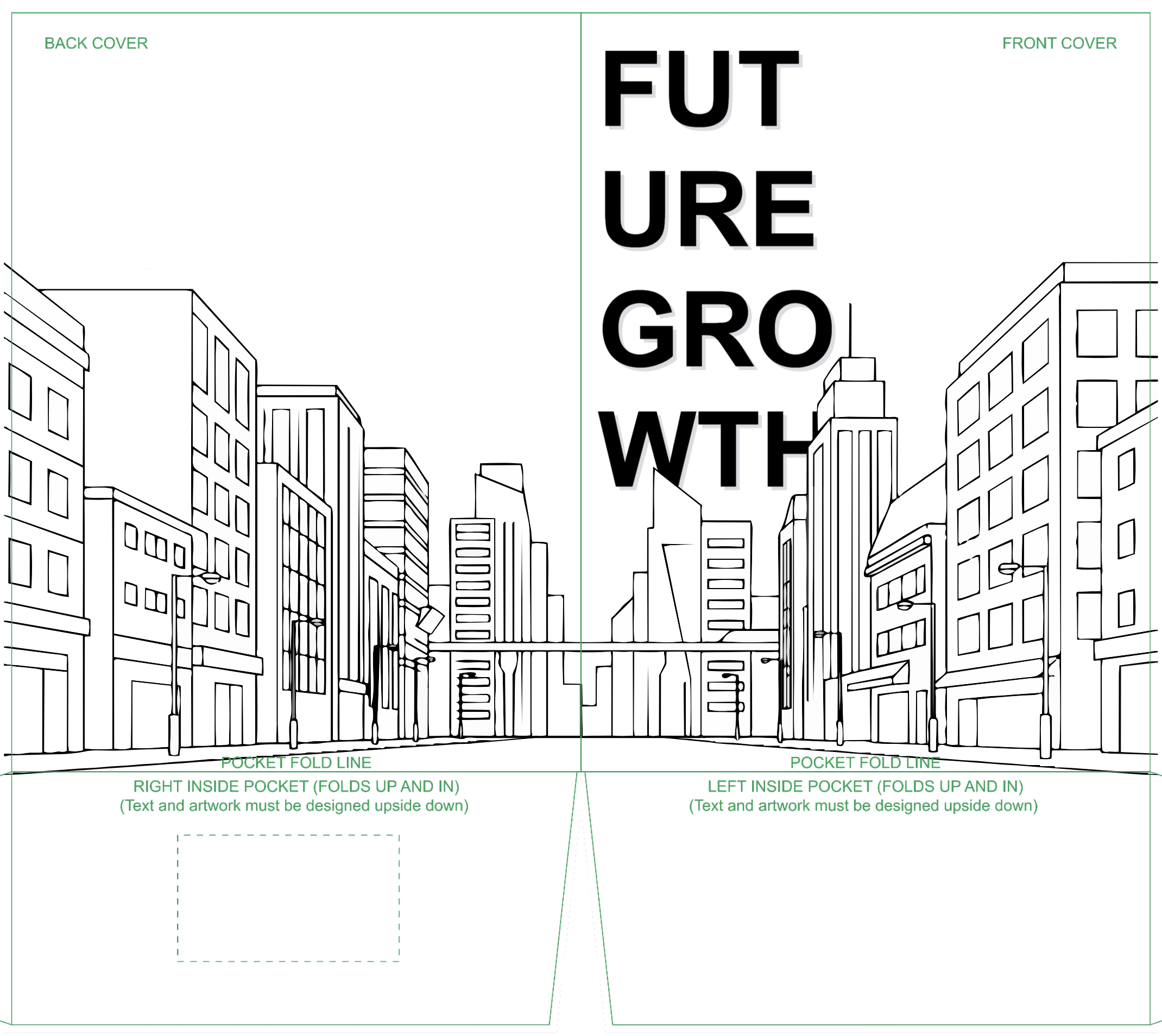 Future Growth real estate presentation folder template
